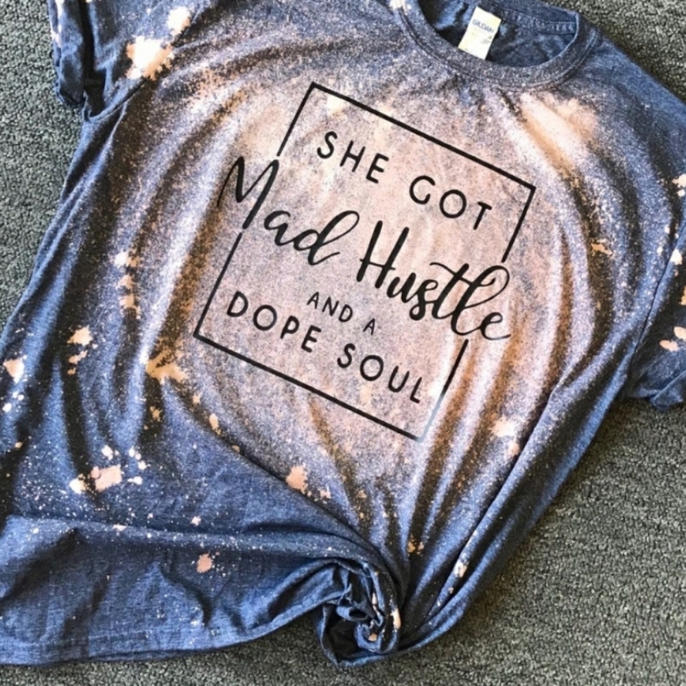 She got mad hustle and a dope soul tee